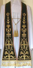Green Preaching Stole